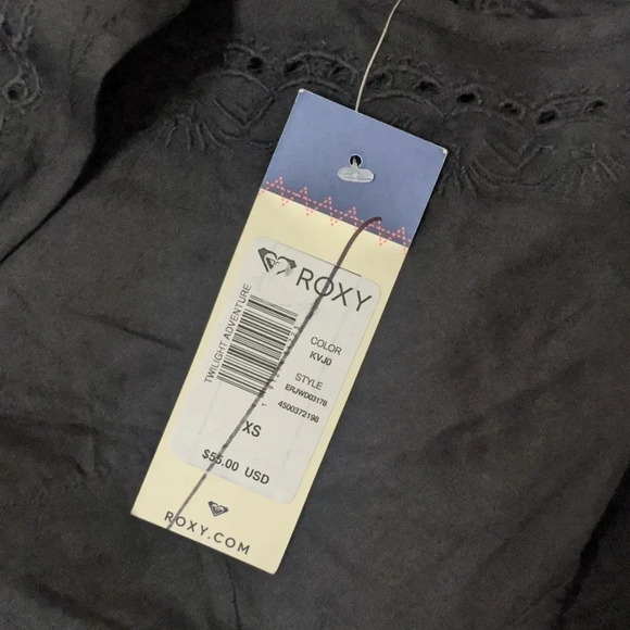 NWT Roxy Twilight Adventure Long Sleeve Romper, Color Anthracite Size XS - Picture 16 of 16